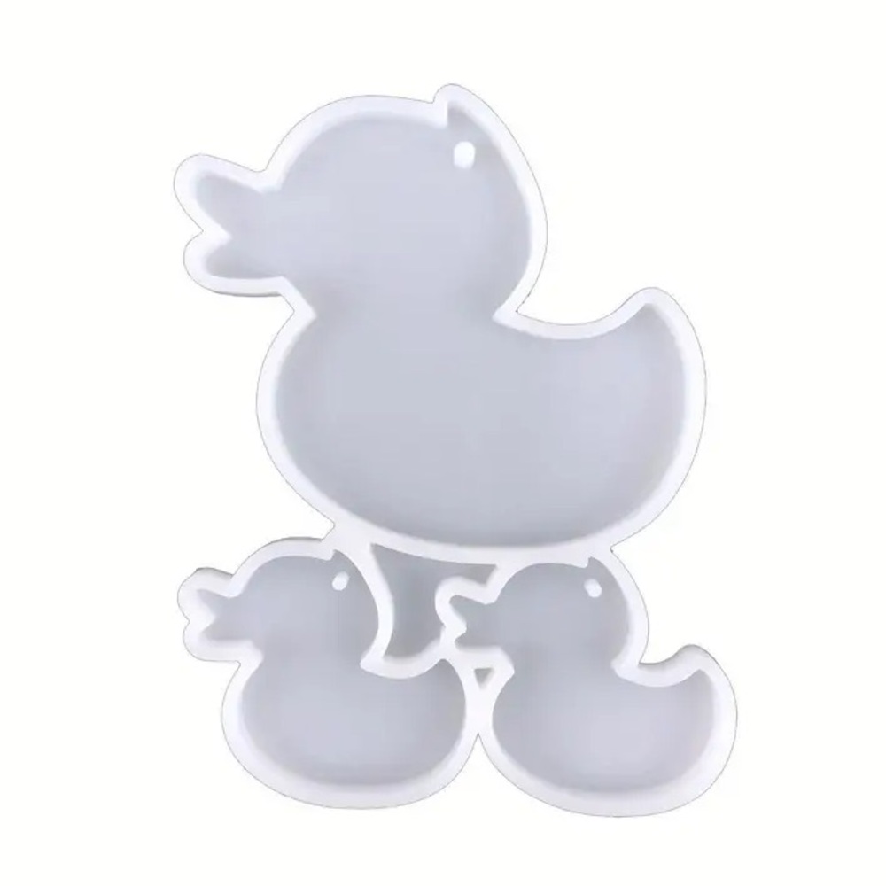 Mama jeep duck silicone keychain mold